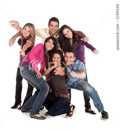 Casual group of friends 3799169
