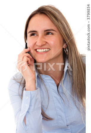 Beautiful woman on the phone Beautiful woman on the phone 3799834
