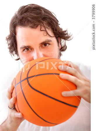 Man with a basketball Man with a basketball 3799906
