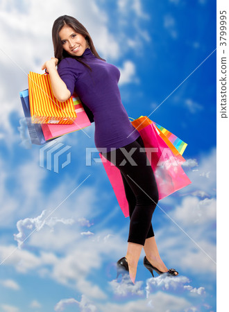 Girl shopping Girl shopping 3799995
