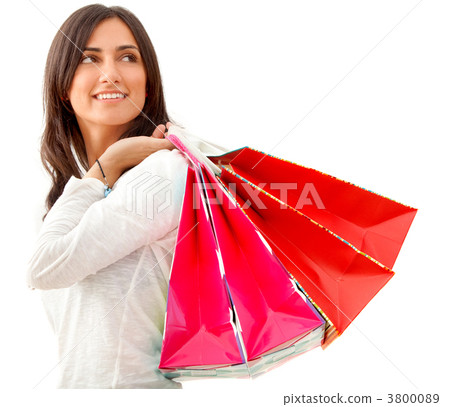 Woman with shopping bags 3800089