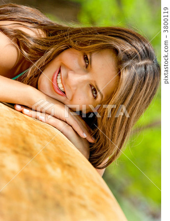 Beautiful woman outdoors 3800119