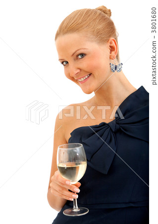 Woman in a cocktail dress Woman in a cocktail dress 3801680
