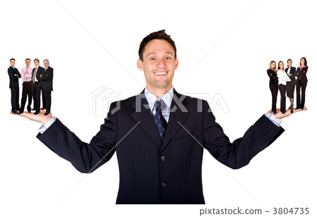 Business man and his teams Business man and his teams 3804735