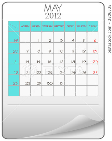 may 2012 on paper - Stock Illustration [3806538] - PIXTA
