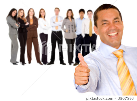 Business man with thumbs up Business man with thumbs up 3807593