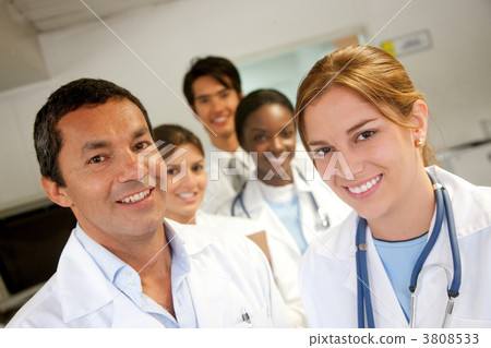Doctors at a hospital Doctors at a hospital 3808533