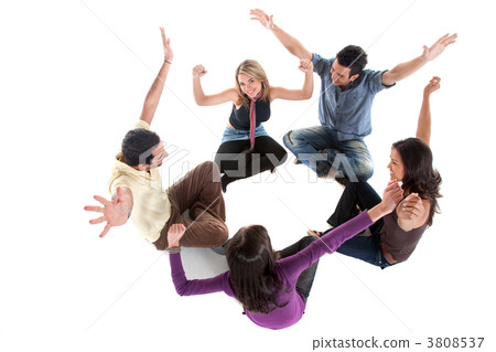 Excited friends Excited friends 3808537