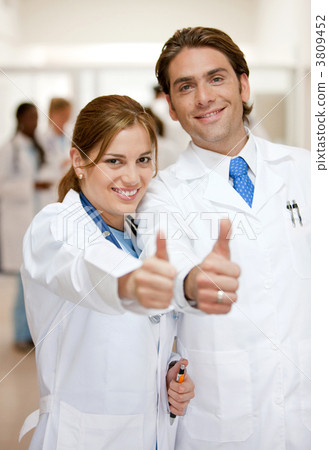 doctors thumbs up doctors thumbs up 3809452