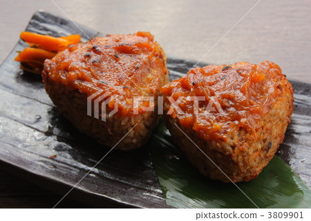 Grilled rice ball Grilled rice ball 3809901