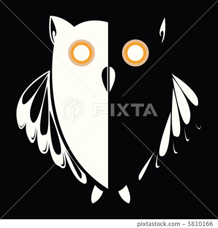 retro owl in the night 3810166