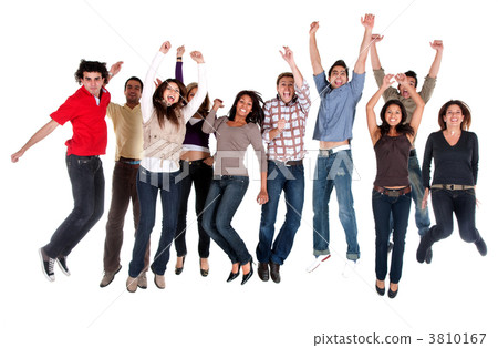 Excited friends 3810167