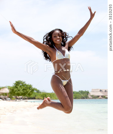 black woman jumping black woman jumping 3810293