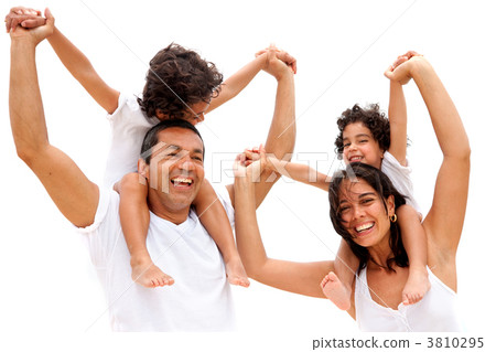 family having fun family having fun 3810295