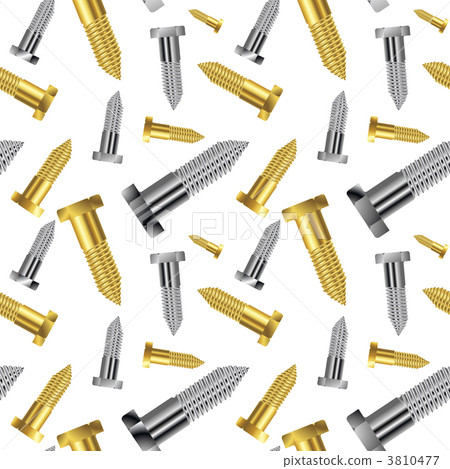 seamless goldish - silver screw pattern extended seamless goldish - silver screw pattern extended 3810477