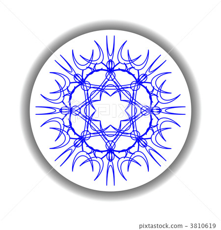snow flake medallion 2 3810619