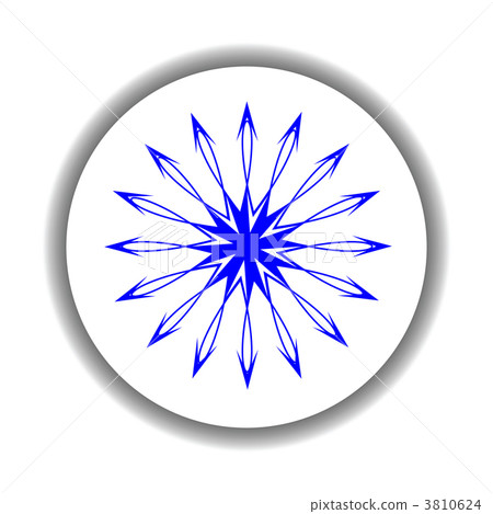 snow flake medallion 5 3810624