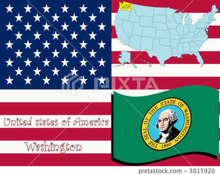 washington state illustration washington state illustration 3815920