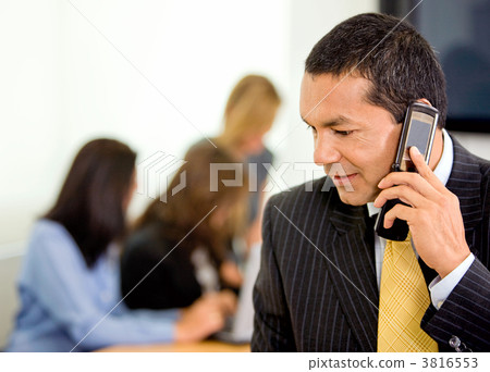Business man on the phone Business man on the phone 3816553