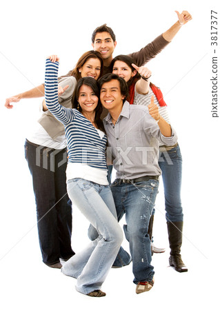 happy group of friends 3817377