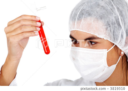 blood in a test tube 3819310