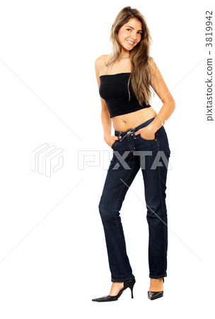 casual woman standing 3819942