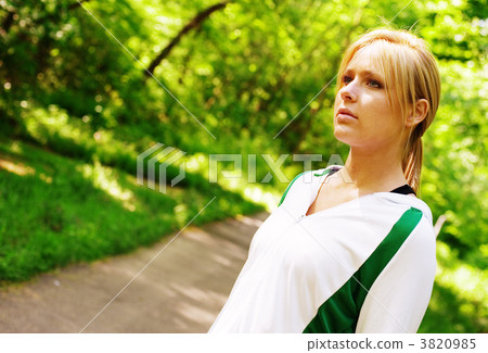 Young Woman Working Out Young Woman Working Out 3820985