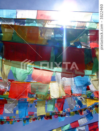 Flag Tarucho in the Himalayas Flag Tarucho in the Himalayas 3822460