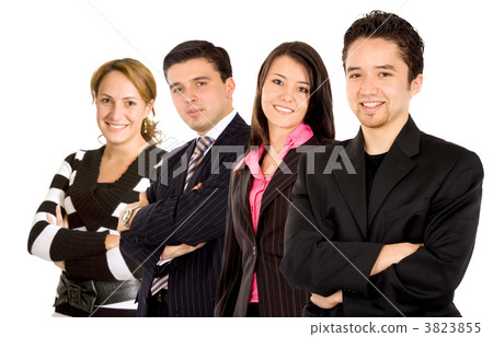 businessman leading a team businessman leading a team 3823855