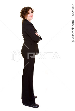 confident business woman standing 3824063