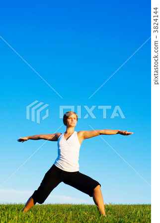 Young Woman Doing Yoga 3824144