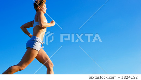 Fit Young Woman Working Out 3824152