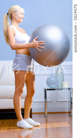 Young Woman Exercising 3824479