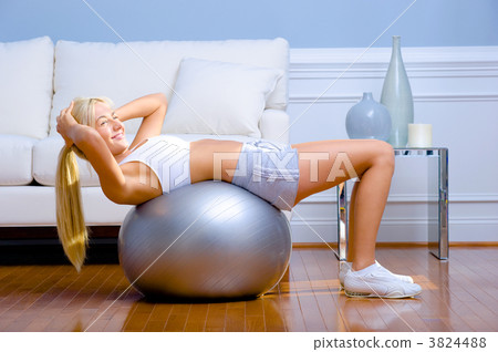 Young Woman Exercising 3824488