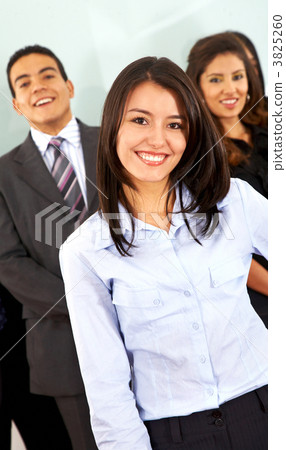 Business woman and team Business woman and team 3825260