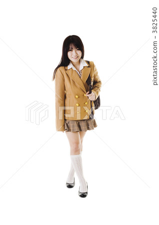 Chinese school girl portrait. 3825440