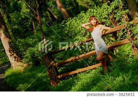 Pretty Girl in Woods Pretty Girl in Woods 3825631