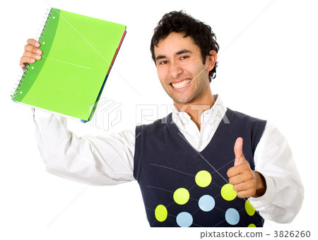 college student with a notebook 3826260