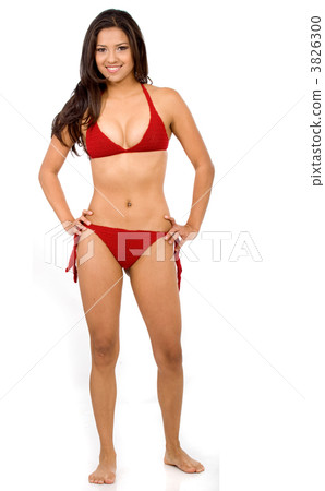 bikini girl isolated bikini girl isolated 3826300