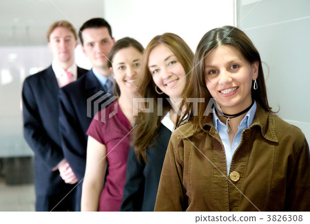 business team in an office business team in an office 3826308