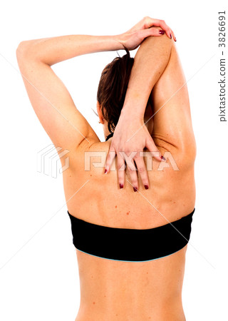 girl stretching before exercise girl stretching before exercise 3826691