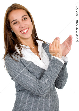 business woman applauding business woman applauding 3827258
