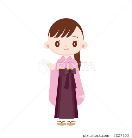 Women's guide in hakama style Women's guide in hakama style 3827303