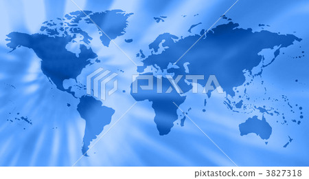 blue world map 3827318