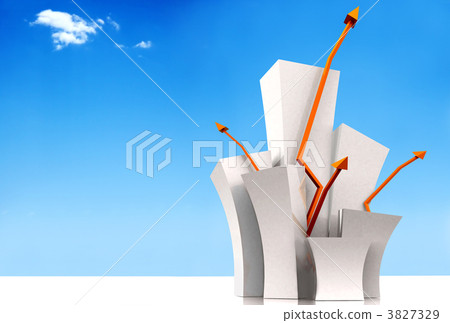 3d growth illustration 3827329