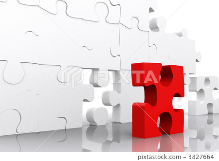 red puzzle 3827664