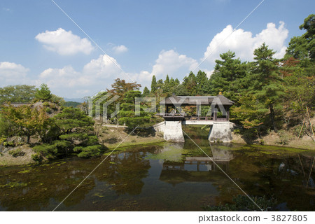 Chitose bridge of Shogakuin Imperial Palace Rikyu 3827805