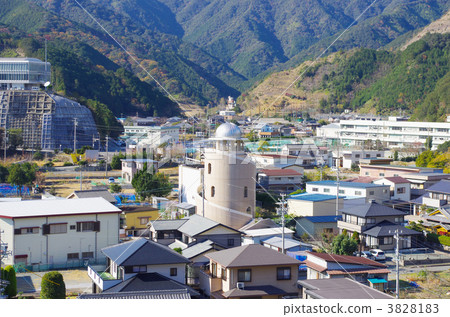 Town with Tsunami Tower 3828183