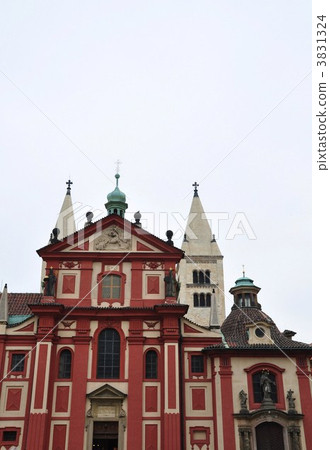 Prague Castle and Saint Isaac's Church Prague Castle and Saint Isaac's Church 3831324