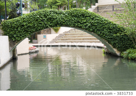 Green bridge Green bridge 3831733